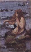 John William Waterhouse Sketch for A Mermaid Sweden oil painting artist